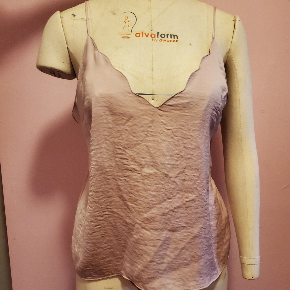 Scalloped neck Camisole Topshop